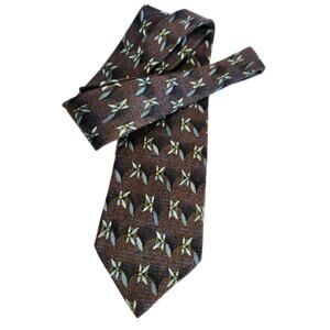 Ermenegildo Zegna Italian Silk Luxury Tie Gray Blue Floral Wedding / Formal